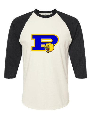 Pflugerville Panthers P Script Mascot #1 Men's Baseball T-Shirt