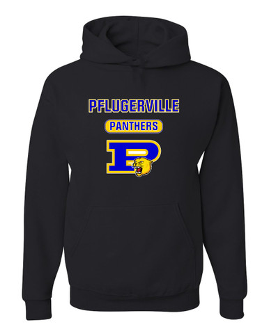 Pflugerville Panthers P Script Mascot #3 Men's Premium Hoodie