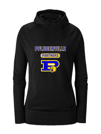 Pflugerville Panthers P Script Mascot #3 Women's Hoodie