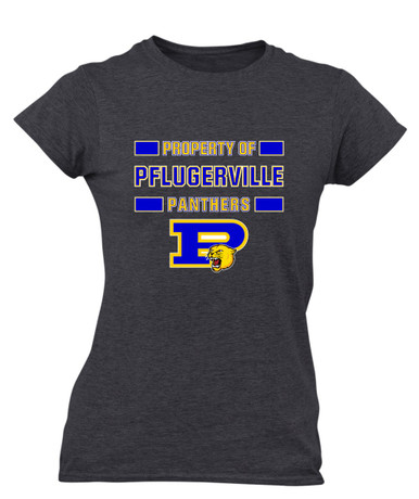 Pflugerville Panthers P Script Property Of Women's SS T-Shirt