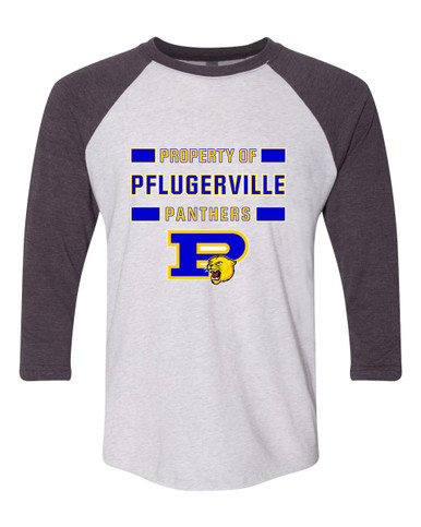 Pflugerville Panthers P Script Property Of Men's Baseball T-Shirt