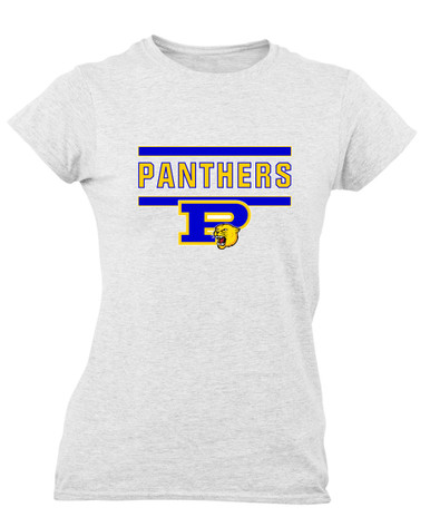 Pflugerville Panthers P Script Mascot #5 Women's Premium SS T-Shirt