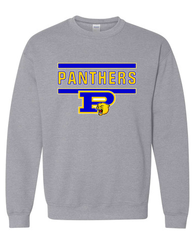 Pflugerville Panthers P Script Mascot #5 Men's Sweatshirt