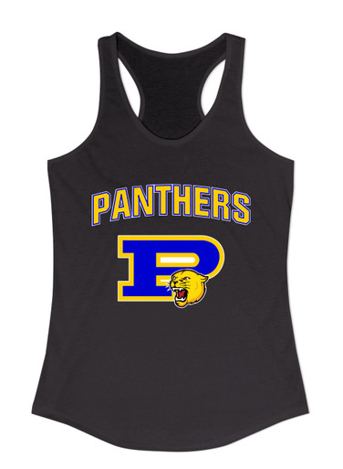 Pflugerville Panthers P Script Mascot #6 Women's Tank Top
