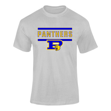 Pflugerville Panthers P Script Mascot #5 Men's SS T-Shirt