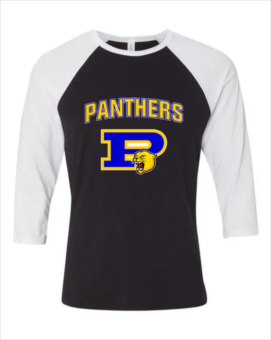 Pflugerville Panthers P Script Mascot #6 Women's Baseball T-Shirt