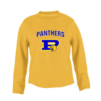 Pflugerville Panthers P Script Mascot #6 Women's Sweatshirt