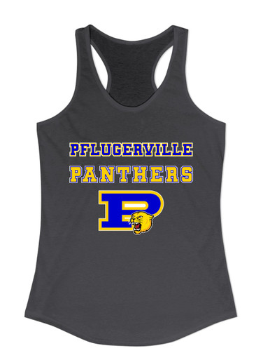 Pflugerville Panthers P Script Spirit Women's Tank Top