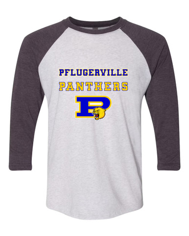 Pflugerville Panthers P Script Spirit Women's Baseball T-Shirt