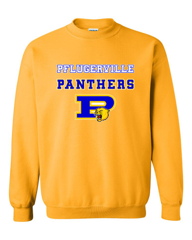Pflugerville Panthers P Script Spirit Men's Sweatshirt