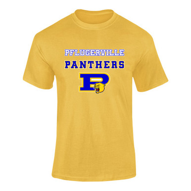 Pflugerville Panthers P Script Spirit Men's Premium SS T-Shirt