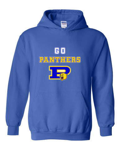 Pflugerville Panthers P Script Go Team Men's Hoodie