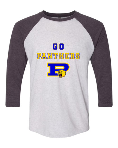 Pflugerville Panthers P Script Go Team Men's Baseball T-Shirt