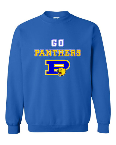 Pflugerville Panthers P Script Go Team Men's Sweatshirt