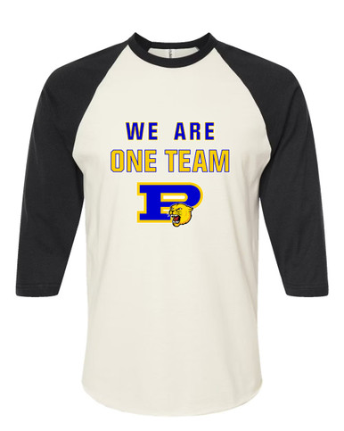Pflugerville Panthers P Script We Are One Team Women's Baseball T-Shirt