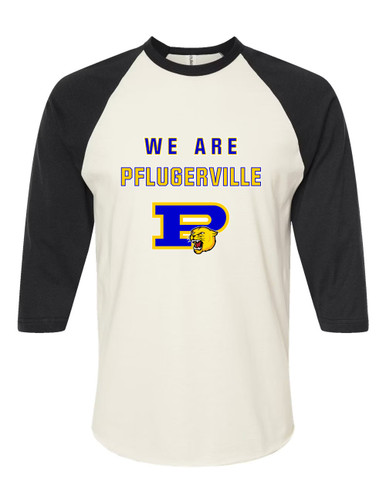 Pflugerville Panthers P Script We Are Men's Baseball T-Shirt