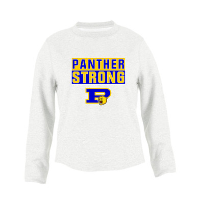 Pflugerville Panthers P Script Strong #1 Women's Sweatshirt