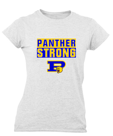 Pflugerville Panthers P Script Strong #1 Women's SS T-Shirt