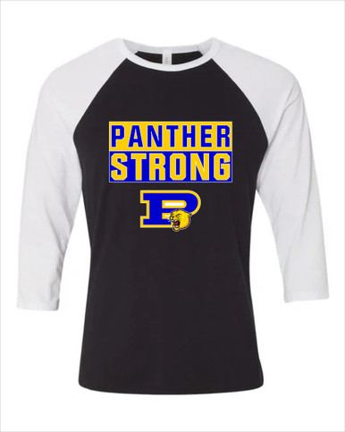 Pflugerville Panthers P Script Strong #1 Women's Baseball T-Shirt