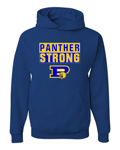 Pflugerville Panthers P Script Strong #1 Men's Premium Hoodie