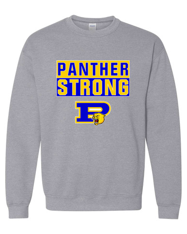 Pflugerville Panthers P Script Strong #1 Men's Sweatshirt