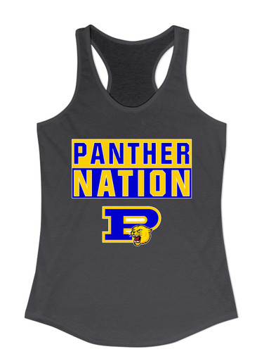 Pflugerville Panthers P Script Nation #1 Women's Tank Top