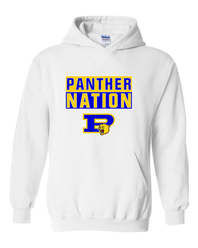 Pflugerville Panthers P Script Nation #1 Men's Hoodie
