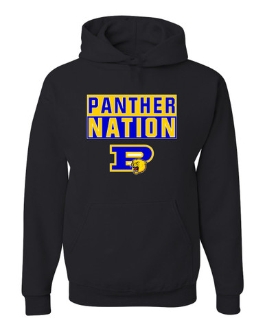 Pflugerville Panthers P Script Nation #1 Men's Premium Hoodie