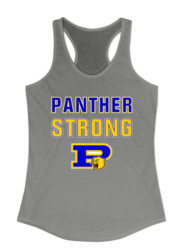Pflugerville Panthers P Script Strong #2 Women's Tank Top