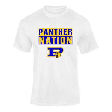 Pflugerville Panthers P Script Nation #1 Men's SS T-Shirt