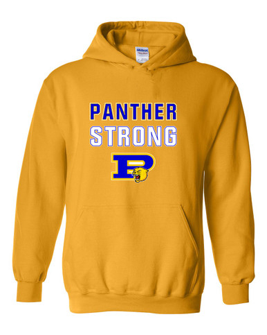 Pflugerville Panthers P Script Strong #2 Men's Hoodie