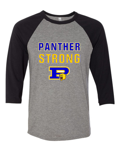 Pflugerville Panthers P Script Strong #2 Women's Baseball T-Shirt