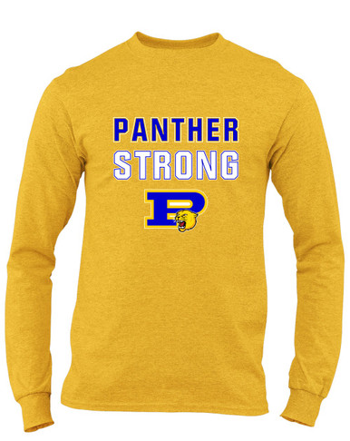 Pflugerville Panthers P Script Strong #2 Men's LS T-Shirt