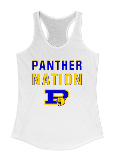 Pflugerville Panthers P Script Nation #2 Women's Tank Top