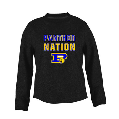 Pflugerville Panthers P Script Nation #2 Women's Sweatshirt