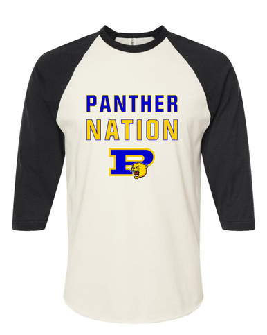 Pflugerville Panthers P Script Nation #2 Women's Baseball T-Shirt