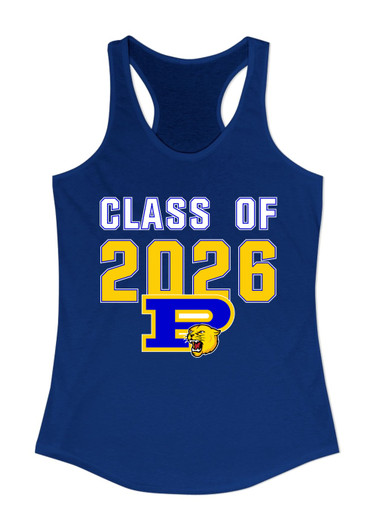 Pflugerville Panthers P Script Class of 2026 Women's Tank Top