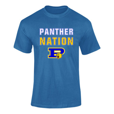 Pflugerville Panthers P Script Nation #2 Men's Premium SS T-Shirt