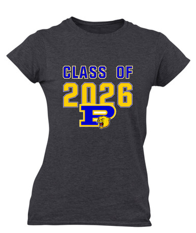 Pflugerville Panthers P Script Class of 2026 Women's SS T-Shirt