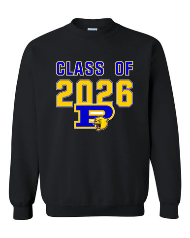 Pflugerville Panthers P Script Class of 2026 Men's Sweatshirt