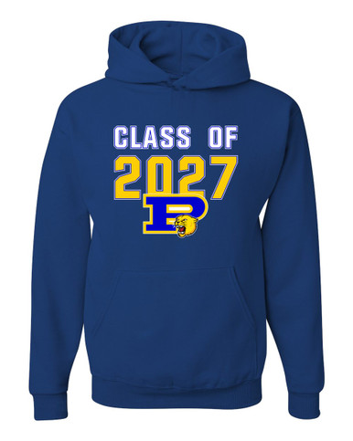 Pflugerville Panthers P Script Class of 2027 Men's Premium Hoodie