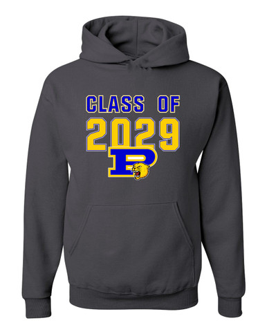 Pflugerville Panthers P Script Class of 2029 Men's Premium Hoodie