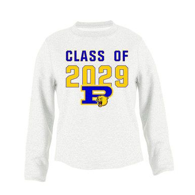 Pflugerville Panthers P Script Class of 2029 Men's Sweatshirt