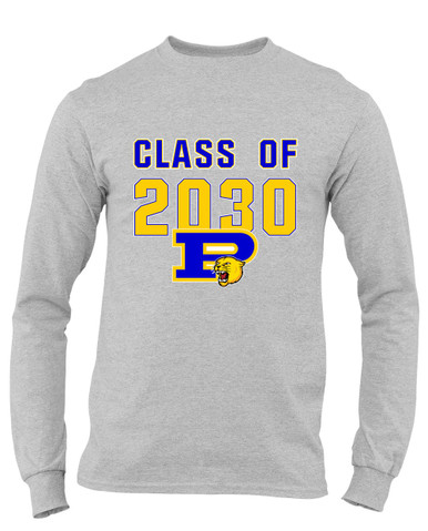 Pflugerville Panthers P Script Class of 2030 Men's Premium LS T-Shirt