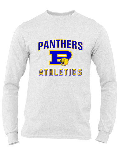 Pflugerville Panthers P Script Athletics Men's Premium LS T-Shirt