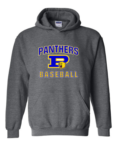 Pflugerville Panthers P Script Baseball #1 Men's Hoodie