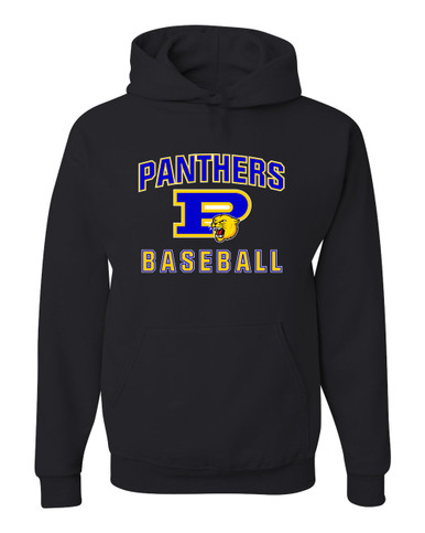 Pflugerville Panthers P Script Baseball #1 Men's Premium Hoodie
