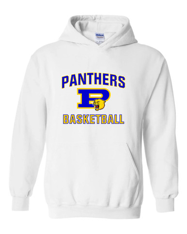 Pflugerville Panthers P Script Basketball #1 Men's Hoodie