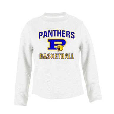 Pflugerville Panthers P Script Basketball #1 Men's Sweatshirt