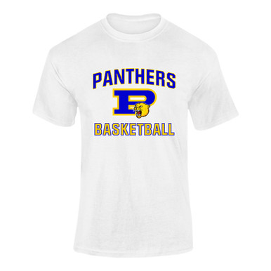Pflugerville Panthers P Script Basketball #1 Men's Premium SS T-Shirt